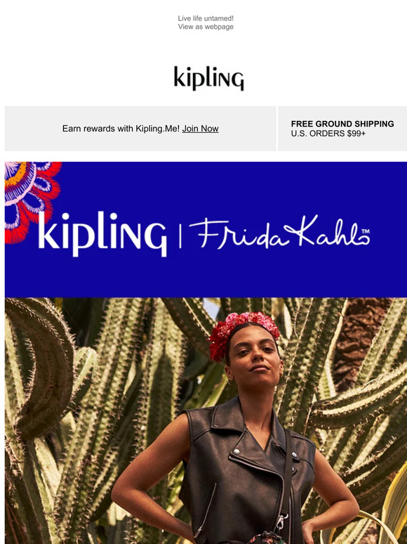 Kipling Usa: Open For The Frida Kahlo Collection! 