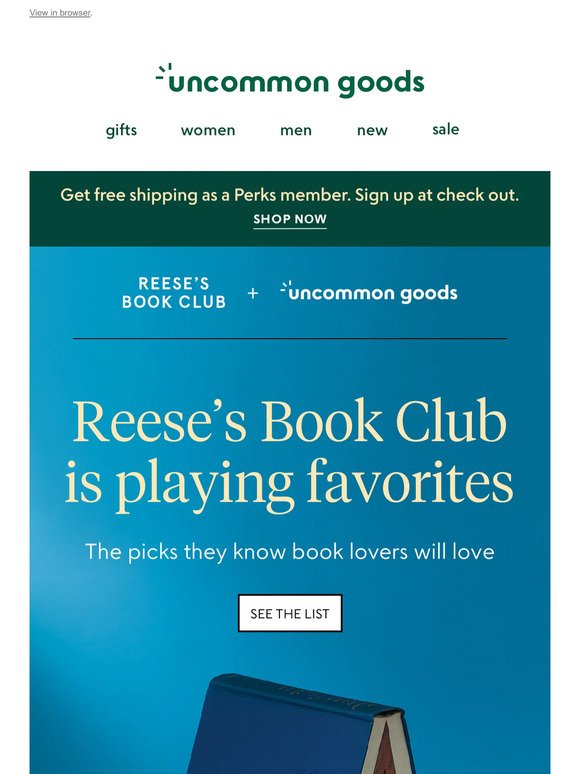 Reese’s Book Club is playing favorites