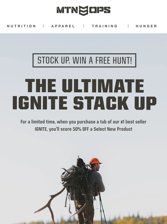 Buy IGNITE 🤝 Get 50% OFF select products