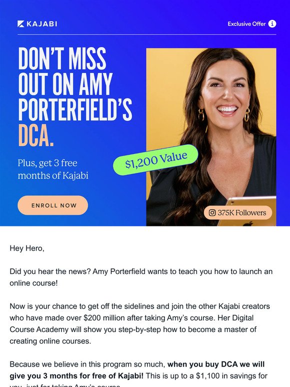 🗓️Claim your spot for Amy Porterfield’s DCA  🗓️