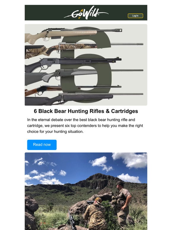 GoWild The Best Black Bear Rifles and Cartridges Milled