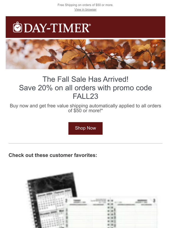 🍁 Autumn is here! Celebrate with 20% Off!