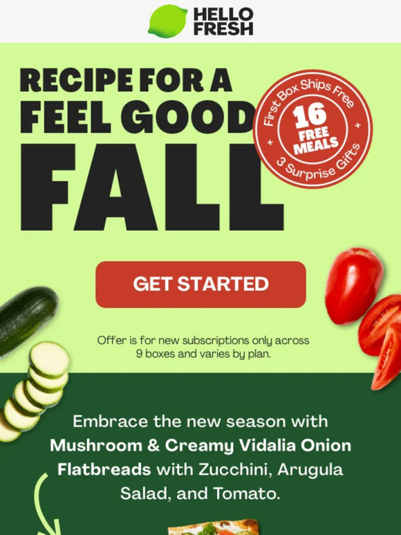 Fall for autumn flavors 🥖🍅🍄