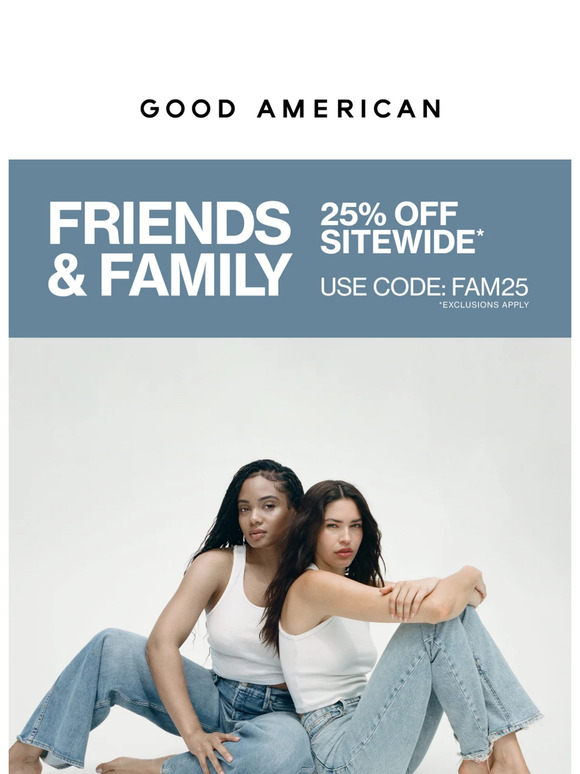 25% Off Sitewide | Friends & Family Sale