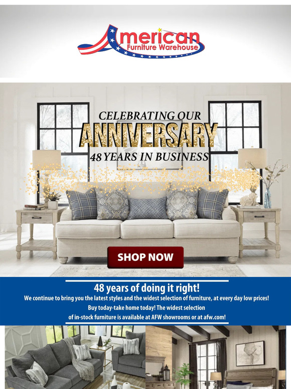 American Furniture Warehouse Clearance