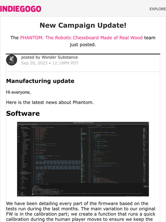 PHANTOM. The Robotic Chessboard Made of Real Wood