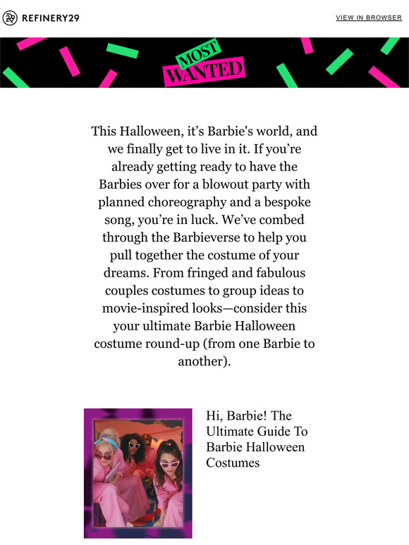 Refinery29 Shops Hi Barbie! Here's your ultimate guide to Barbie