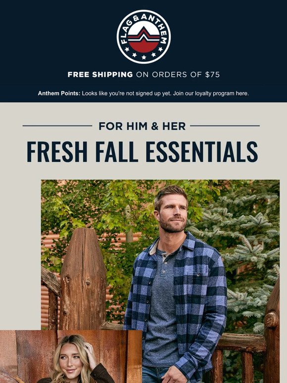 JUST IN: Fresh Fall Essentials