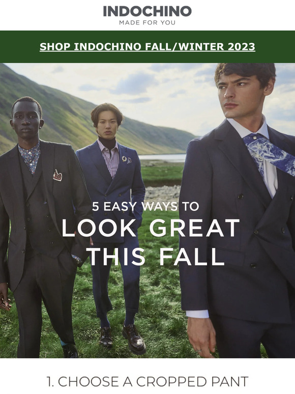 Indochino: Indochino Edit - 5 Effortless Ways to Look Good This Fall ...