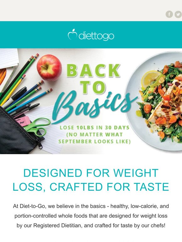 Lose Weight by Getting Back to Basics