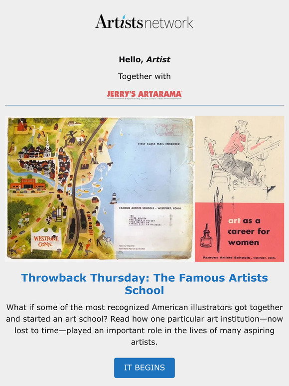 Artistsnetwork tv the famous artists school milled