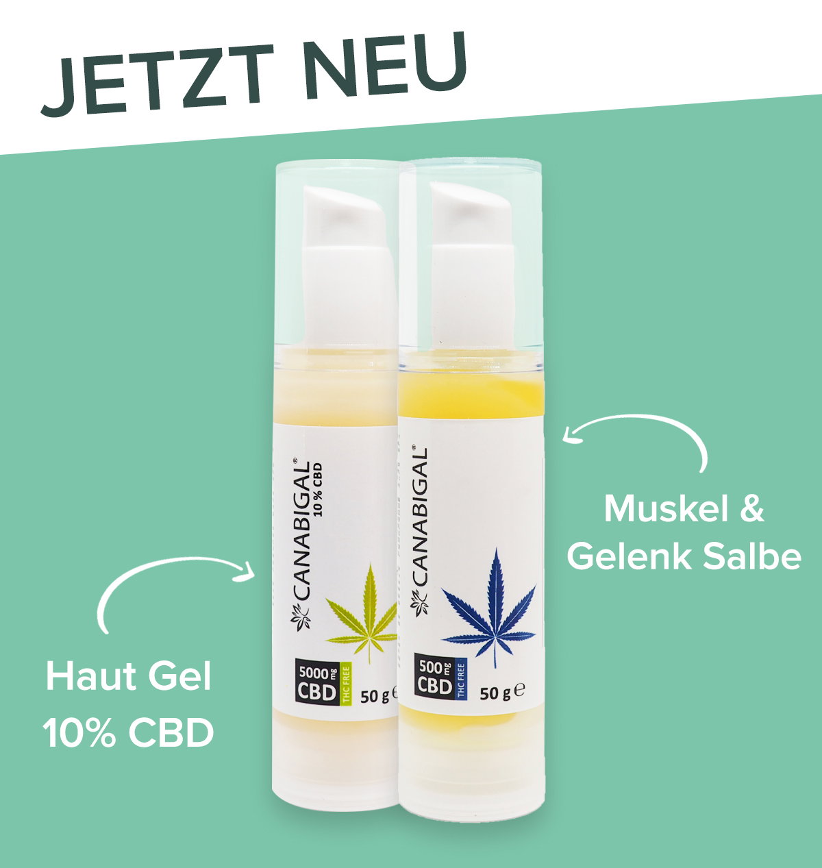 Jetzt neu: CBD Salben für Haut und Gelenke