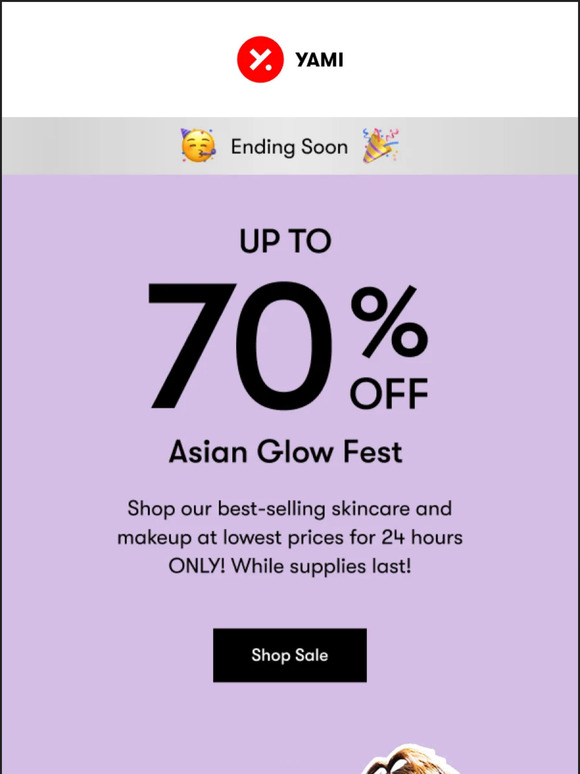 Today Only: Up to 70% off select skincare faves.