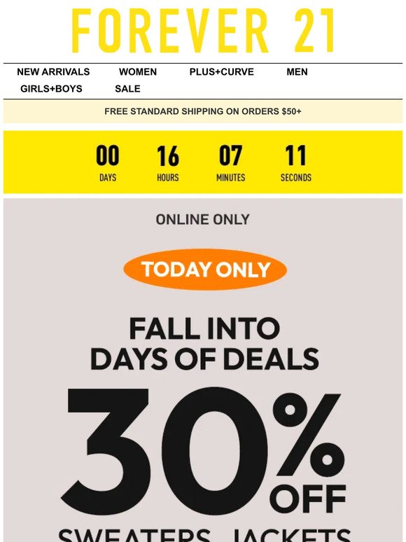 fall into days of deals 🍁🛍️