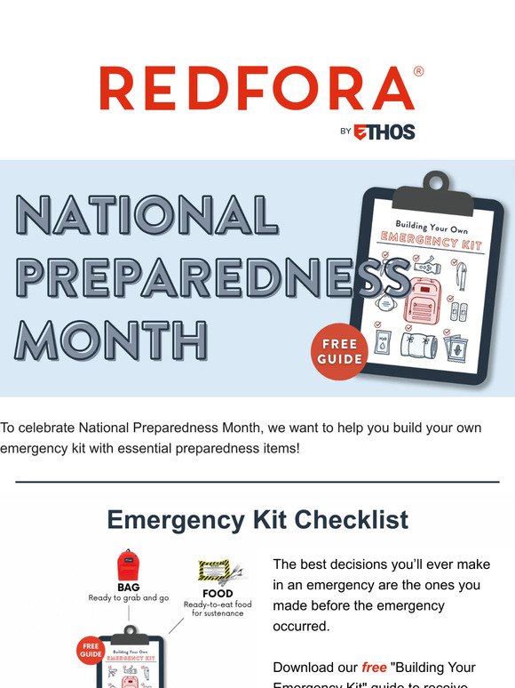 Build Your Own Emergency Kit🚨🎒