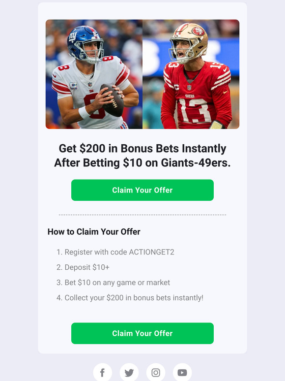 FOX Bet Promo: Grab 50-1 Odds on the Giants or Eagles Scoring 1 Point