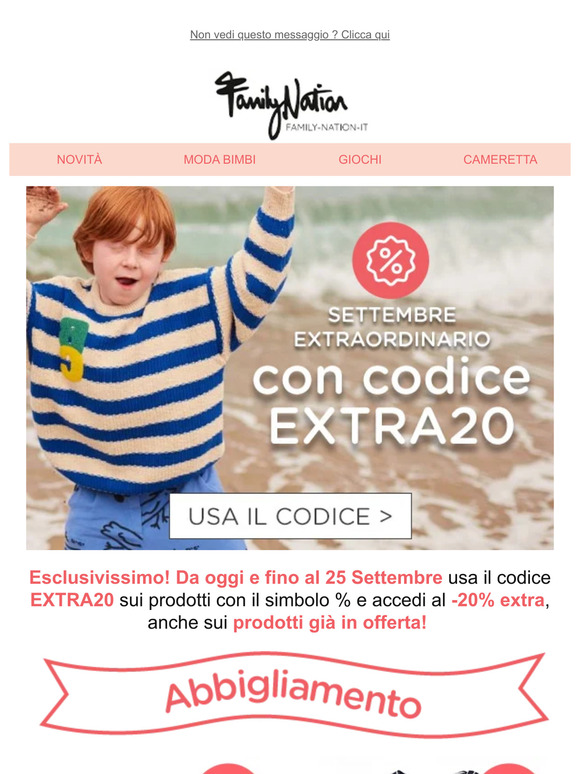🚀 -20% EXTRA Esclusivo Sui Prodotti Più Amati 🚀