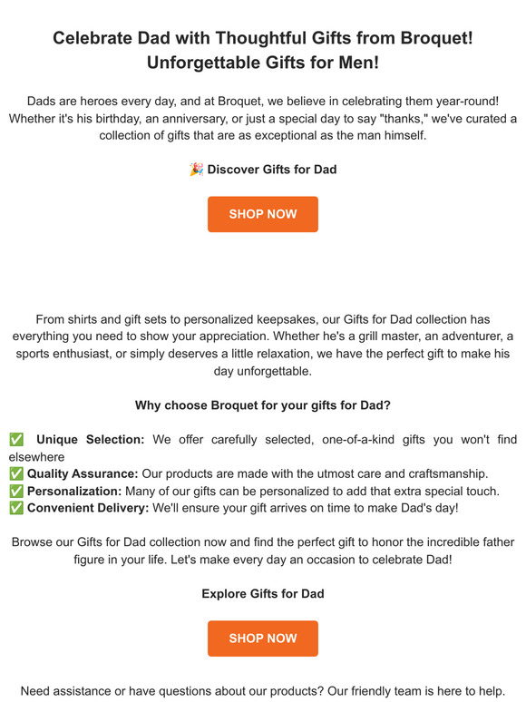 Unwrap Joy: Gifts for Dad, Anytime, Any Occasion!