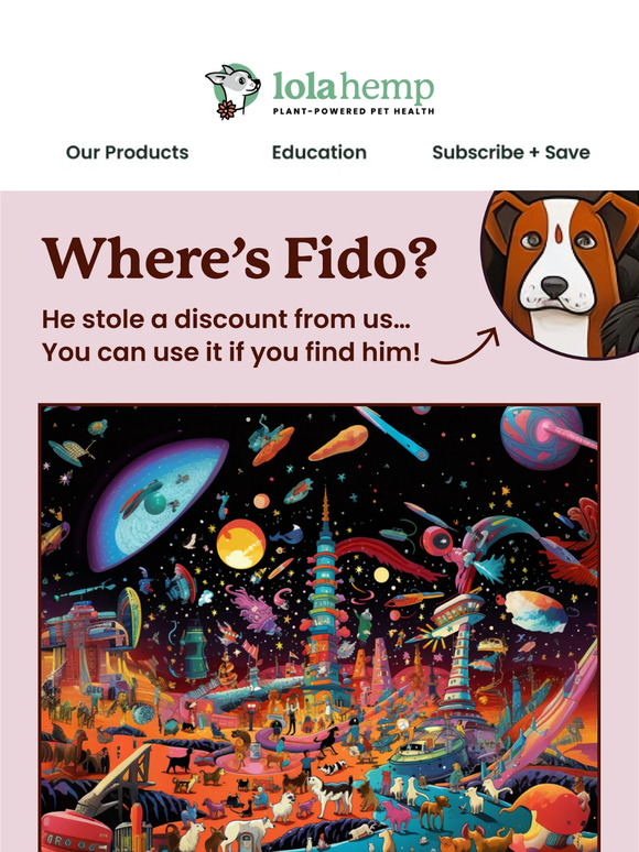 Can You Find Fido? 🔍