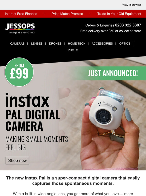 Jessops Introducing the new Instax Pal your perfect instant printing