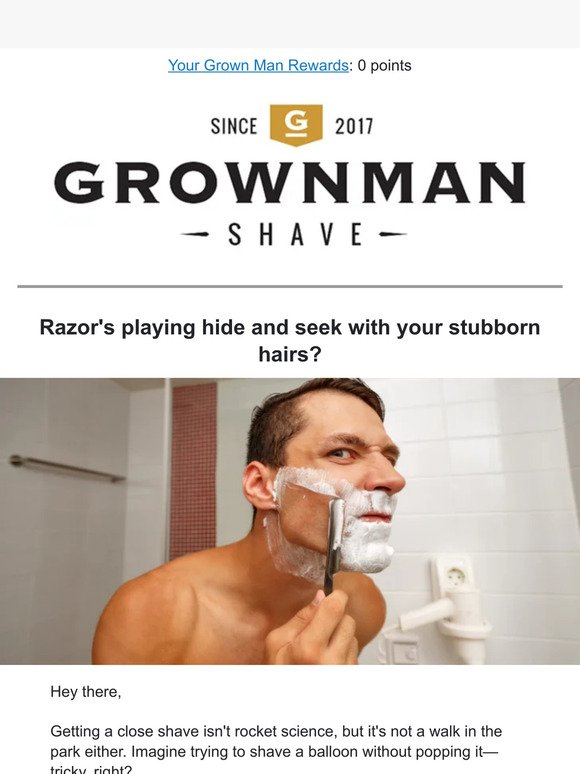 A perfect close shave doesn’t exist…