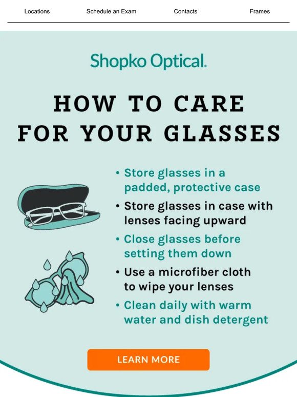 Are You Taking Care of Your Glasses Properly?