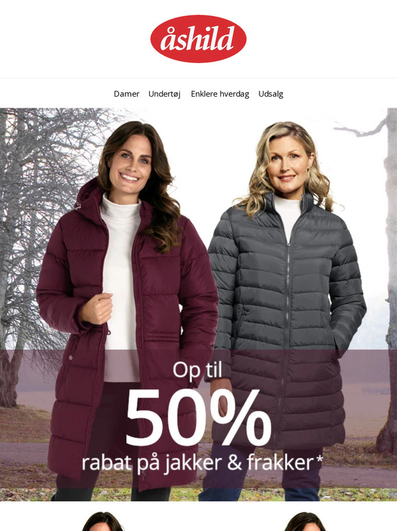🍂 Op til 50% rabat på jakker og frakker 🍂