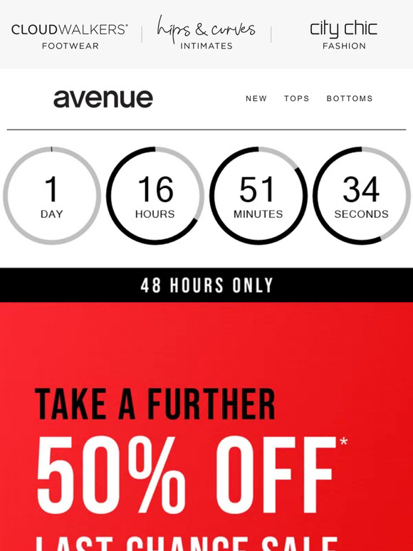OMG! Take a Further 50% Off* Last Chance Sale | 48 Hours Only