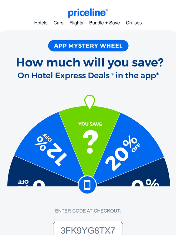 Priceline 🎁 Reveal Your InApp Mystery Coupon! Milled