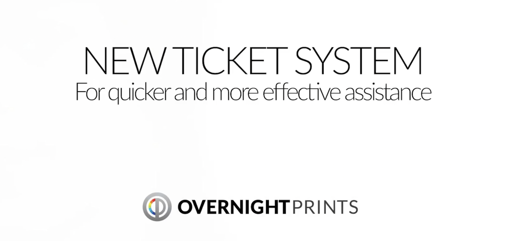 Overnight Prints Introducing Our New Ticket System for Enhanced Customer Support Milled