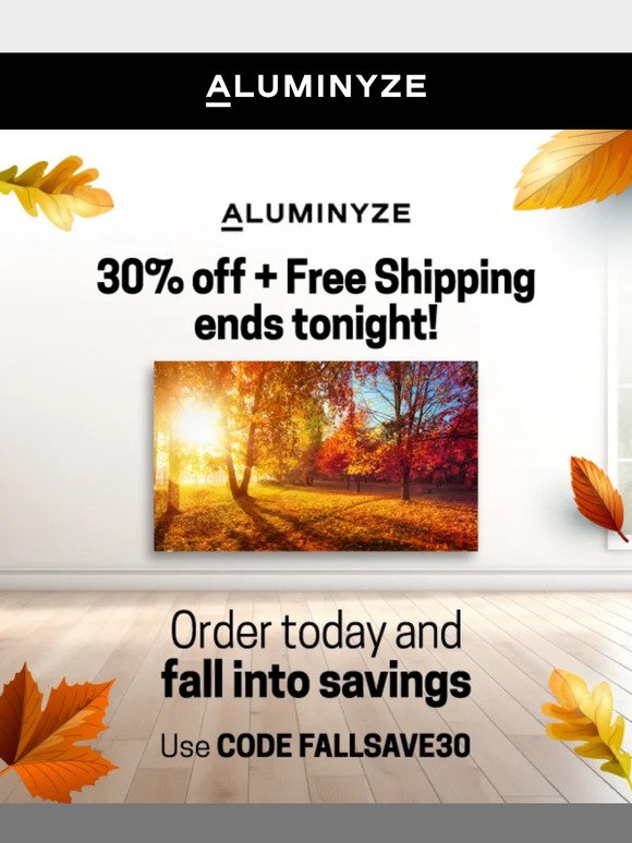30% Off + Free Shipping - Ends Tonight