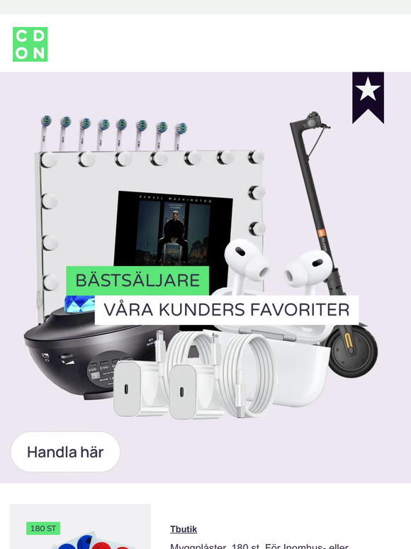 Upp till 40% på veckans hetaste prylar 🔥