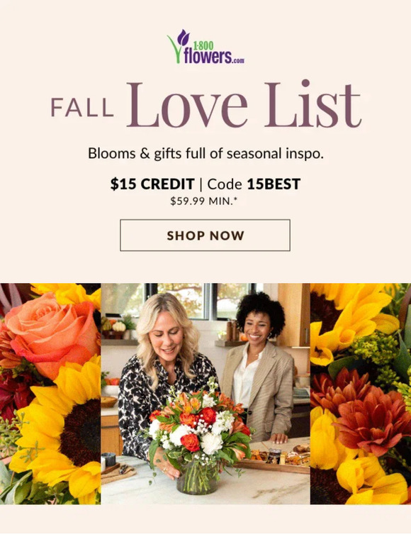 Fall Savings, Warm Smiles