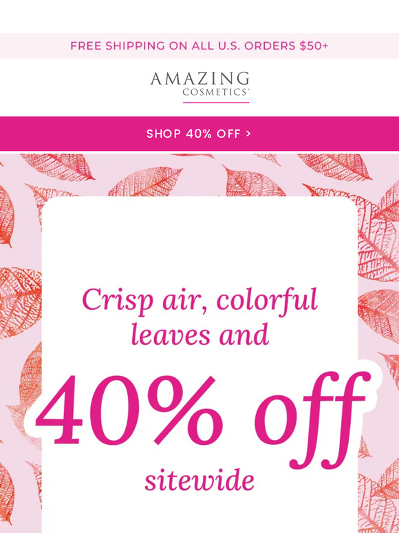 What's your fav product? Get it for 40% off.