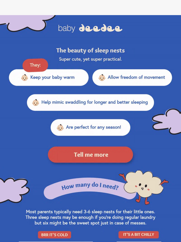 How many sleep sacks do you need?