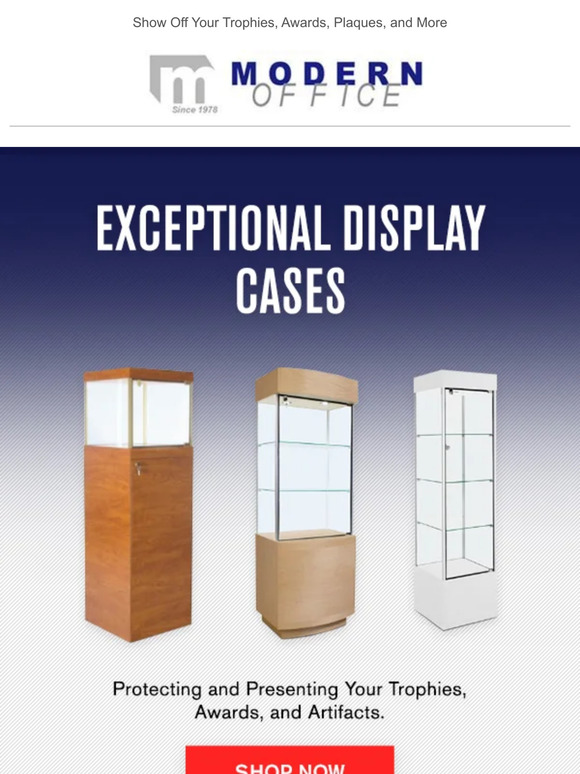 Showcase Excellence! Shop Display and Trophy