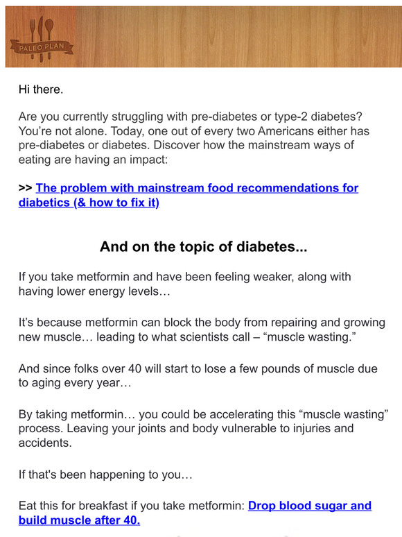 the problem with mainstream food recommendations for diabetics