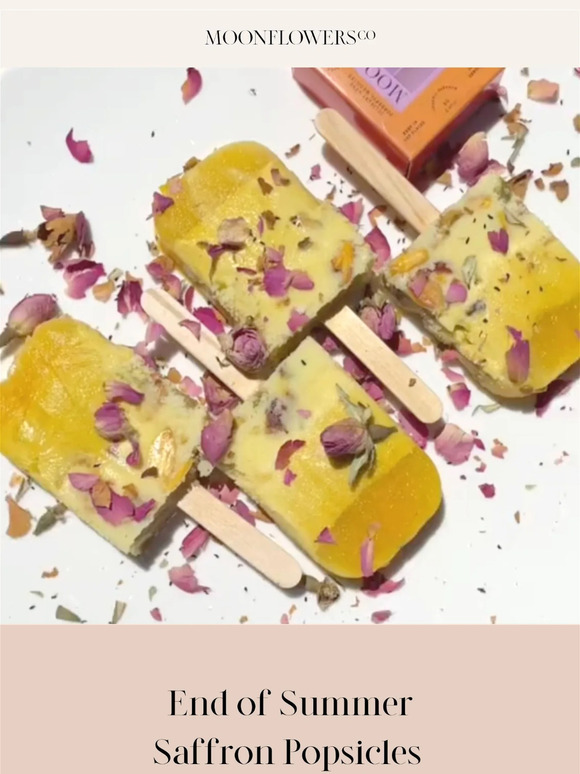 Saffron & Rose: Cool Treats for the End of Summer