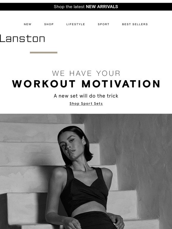 A NEW set is workout motivation