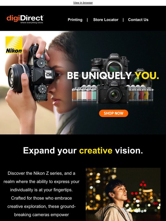 Unlock your unique vision with Nikon, and save up to $700! 📷
