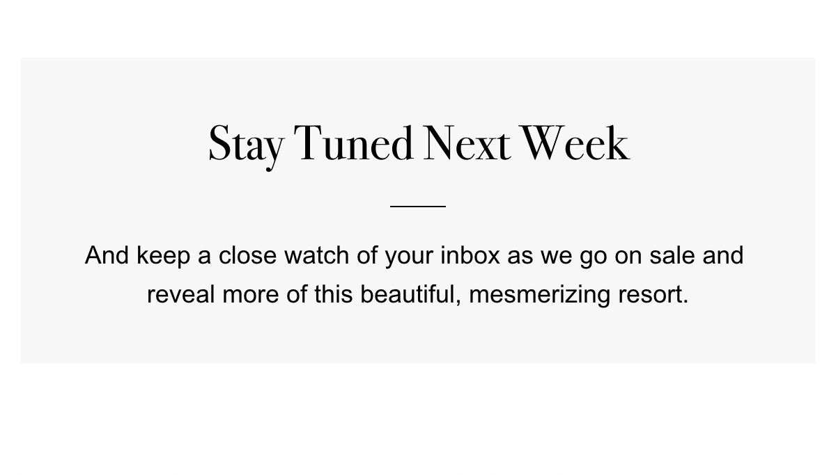 Stay Tuned Next Week