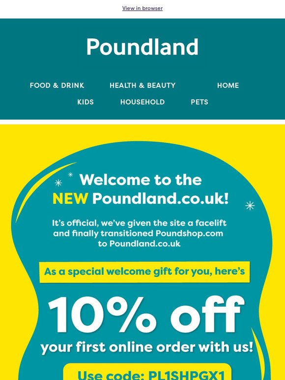 It’s official! Poundshop is now Poundland!