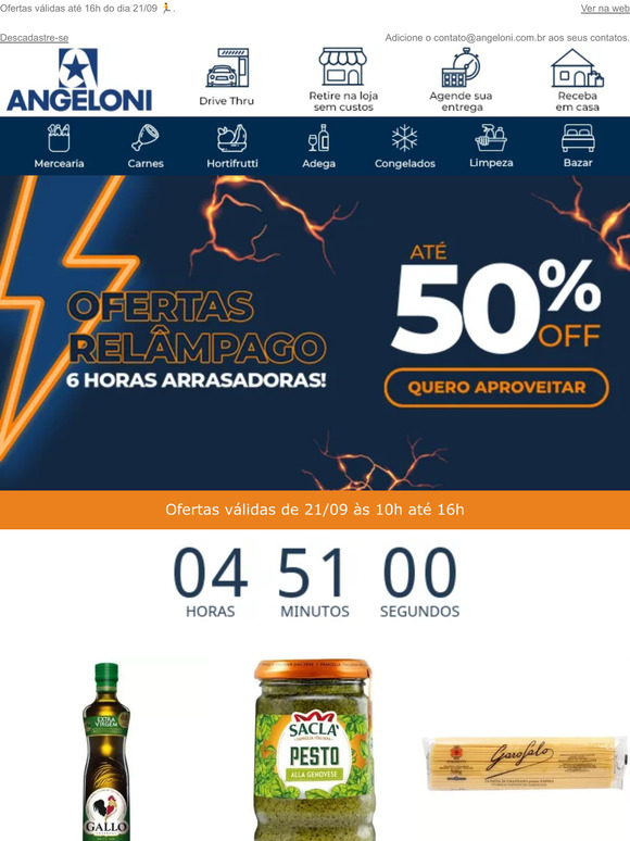 ⚡ Ofertas Relâmpago com até 50% OFF
