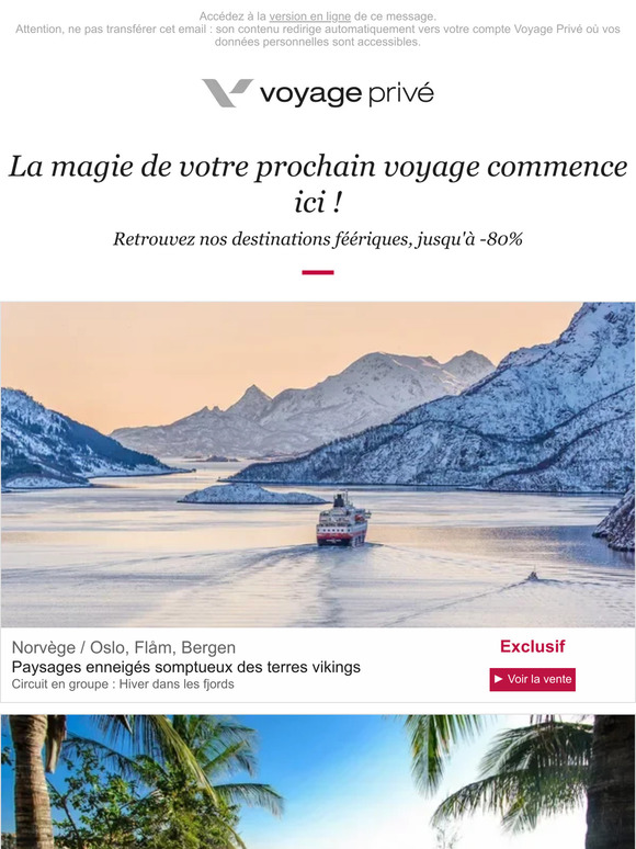 🏞️ Croisière dans les Fjords en Norvège, Ile Maurice, Ibiza ou Londres, jusqu'à -80%