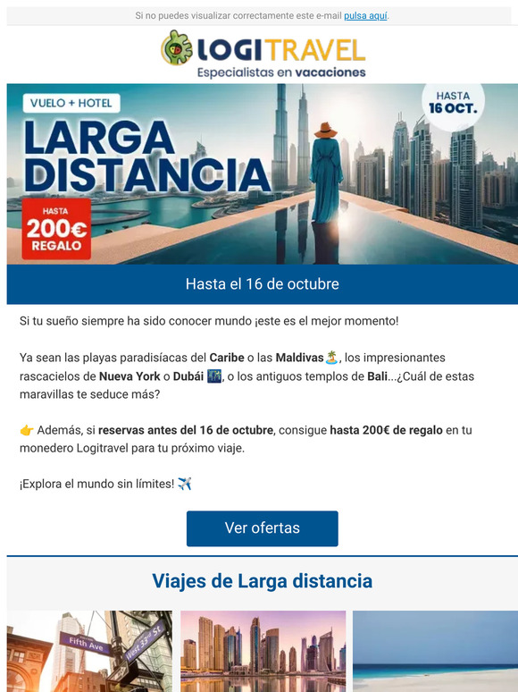 Logitravel ES Viajes de larga distancia ¡Explora el mundo sin límites