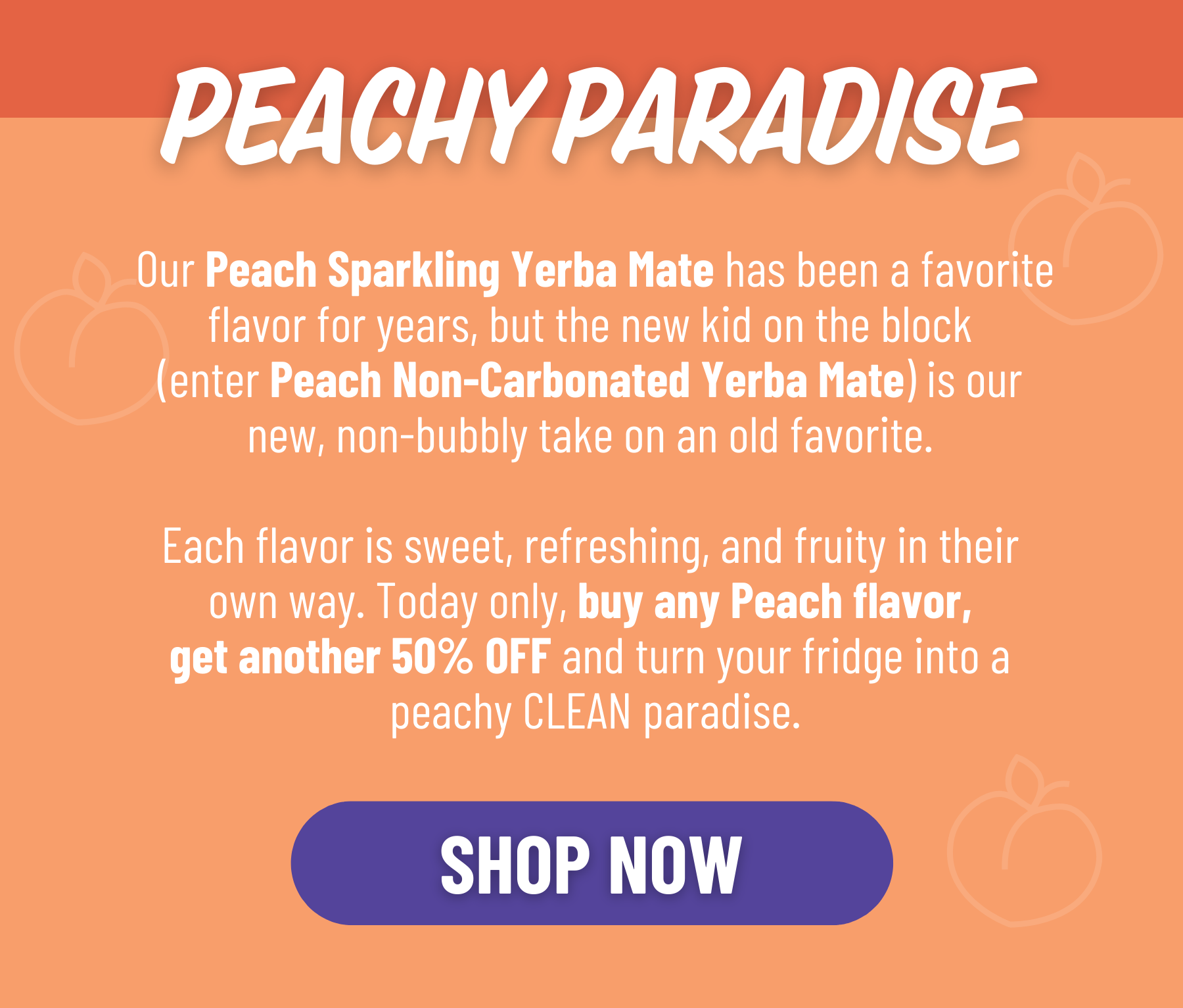 CLEAN Cause Your Week Just Got Peachier 🍑 Milled