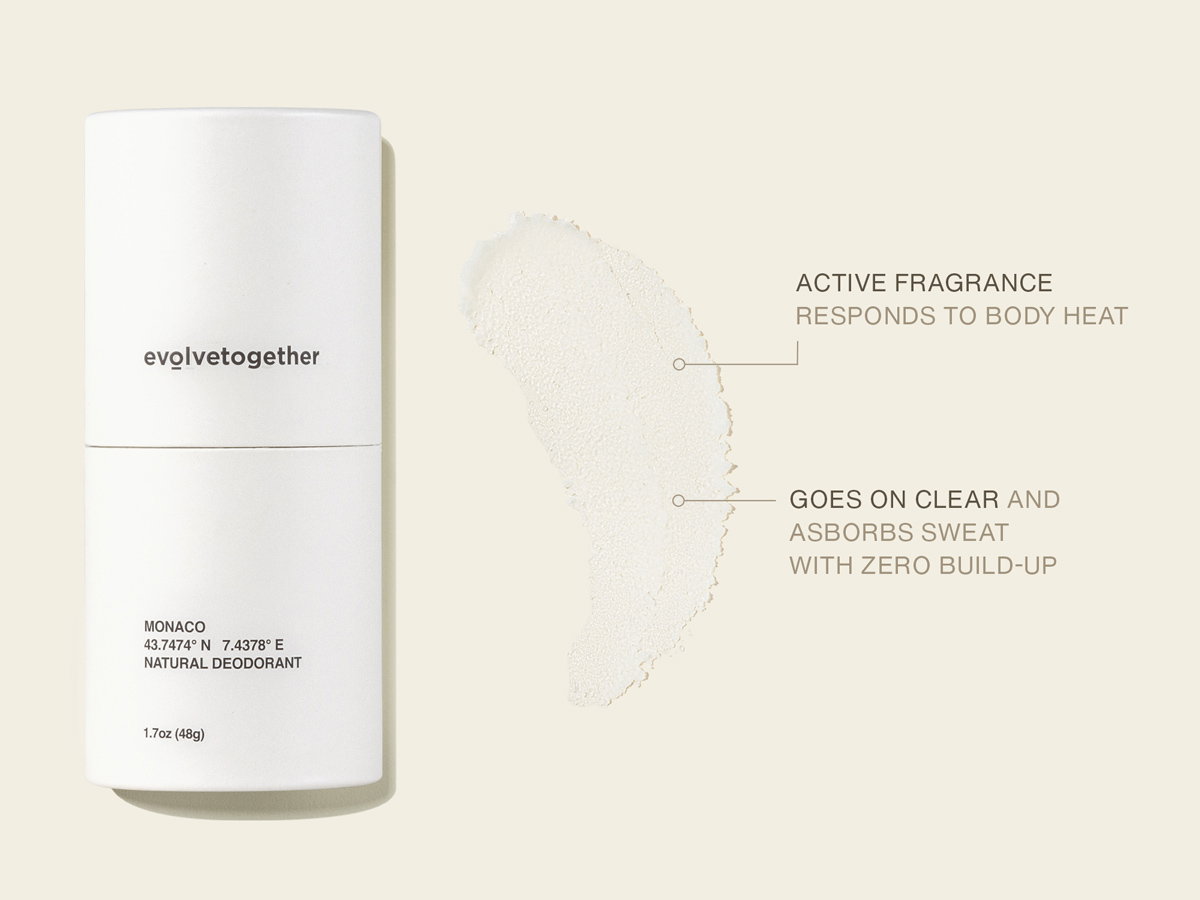 Simple effective ingredients - Monaco natural deodorant