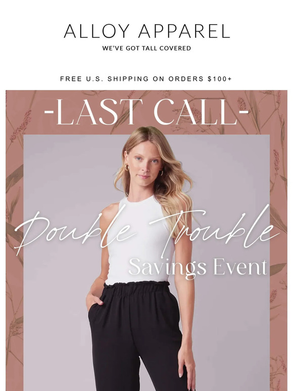 Final Hours ➡️ Buy One Get One 50% Off ALL Pants & Jeans