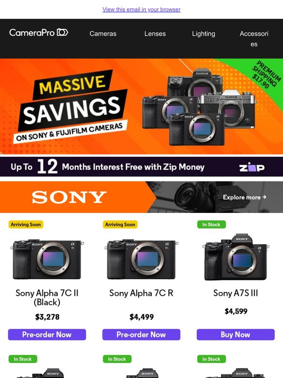 Huge Savings Alert: Sony & Fujifilm Cameras on Sale Now!