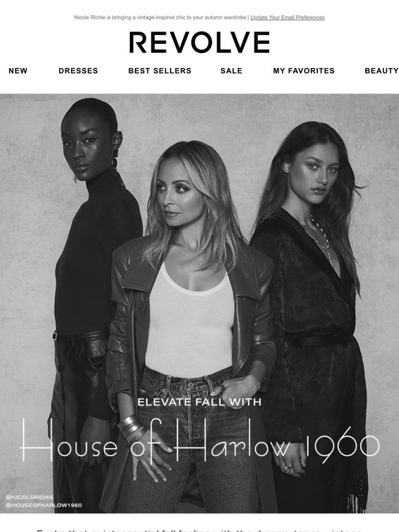 JUST DROPPED: New House of Harlow 1960